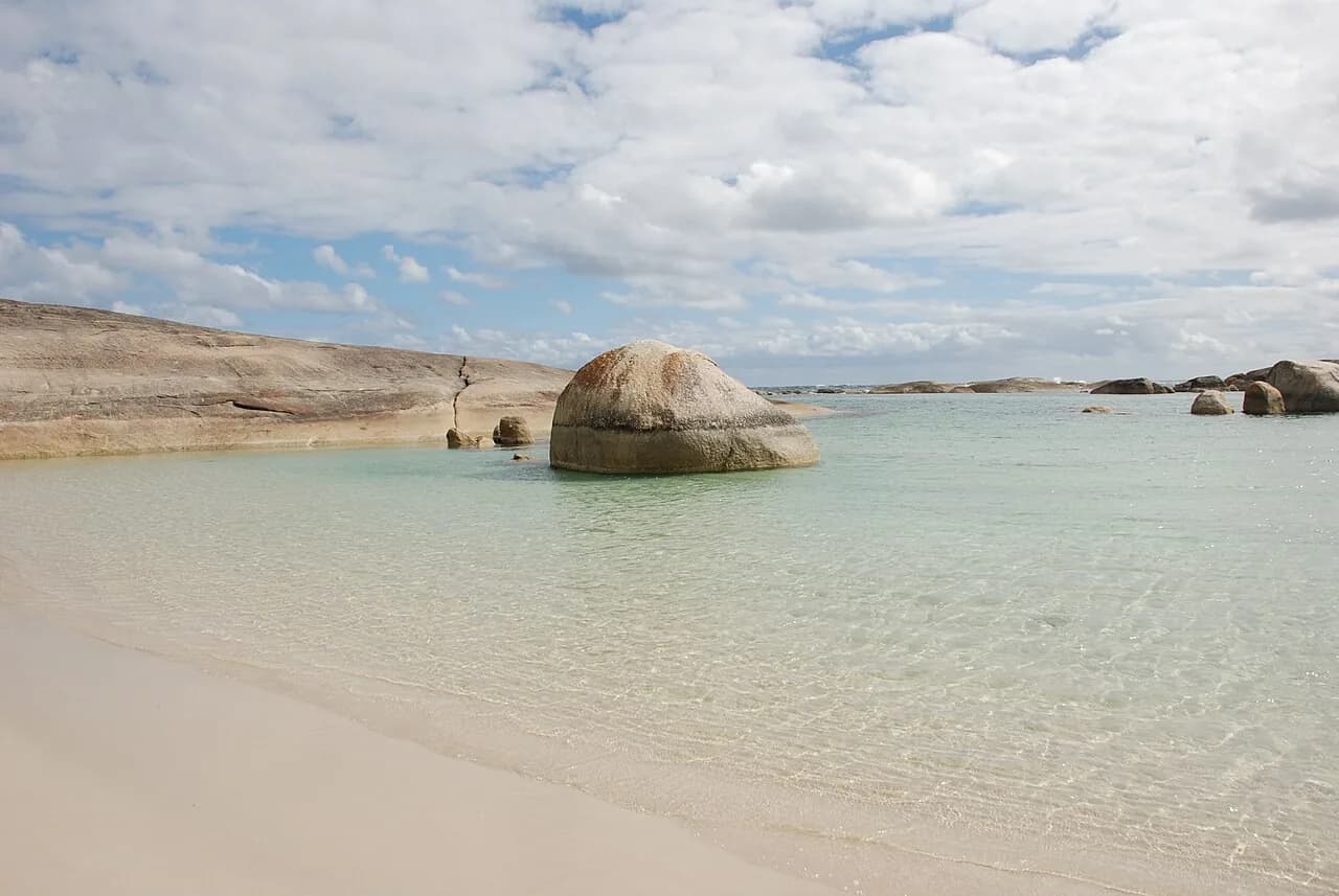 Granite boulders and clear water at Greens Pool, William Bay near Denmark, WA