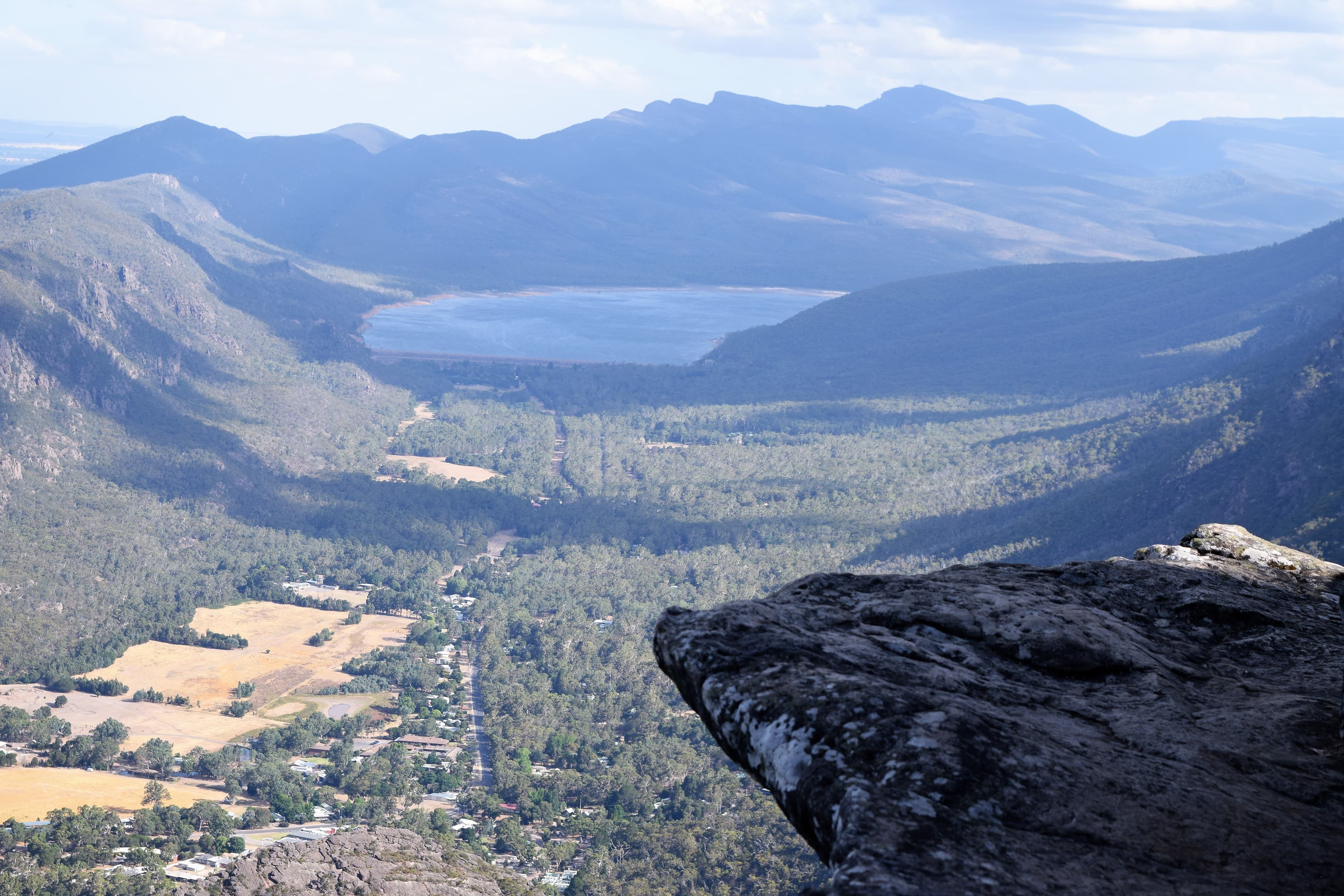 Mountain landscape in the Grampians National Park, Victoria.