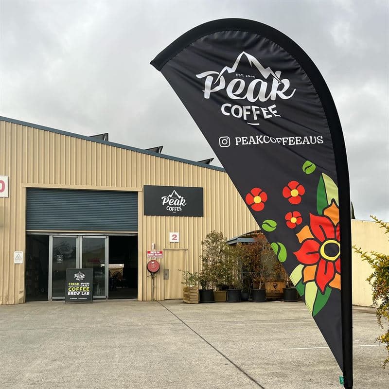Peak Coffee Brew Lab and Roastery entrance in Port Macquarie