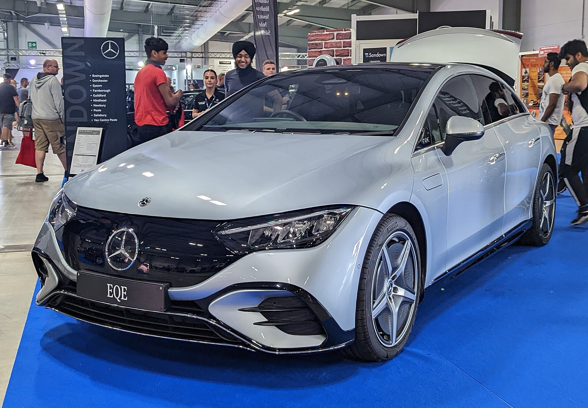 Photograph of Mercedes EQE